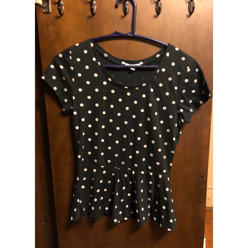Polka Dot Peplum
